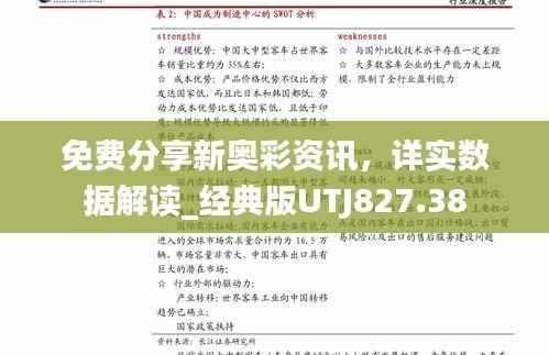 免费分享新奥彩资讯,详实数据解读_经典版UTJ827.38