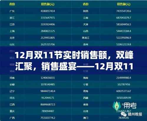 双峰汇聚销售盛宴,12月双11节实时销售额全面评测与解析