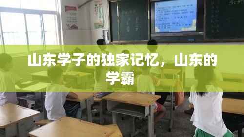 山东学子的独家记忆,山东的学霸